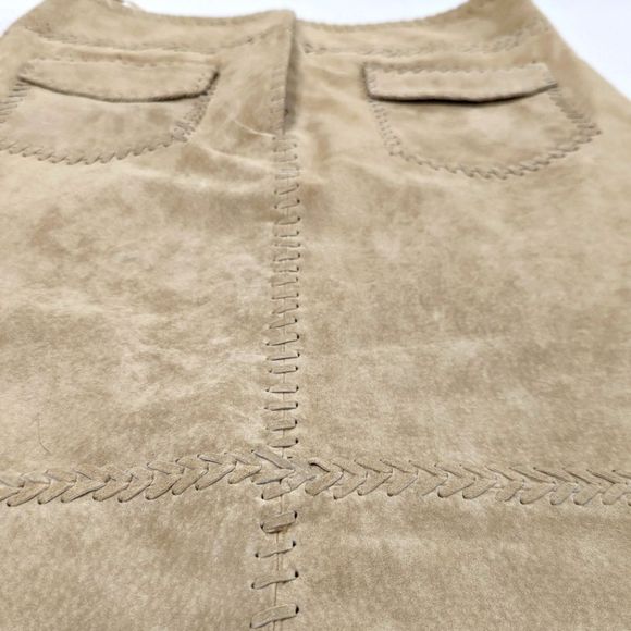 Betty Barclay Leather Midi Skirt - Picture 5 of 7